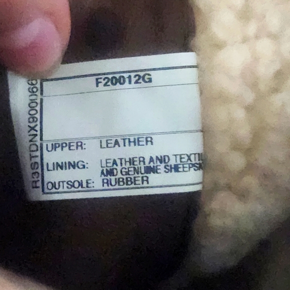 Ugg Cydnee Brown  Suede Tall Riding‎ Boots Women's size 6  Sheerling Lined EUC - Picture 12 of 12